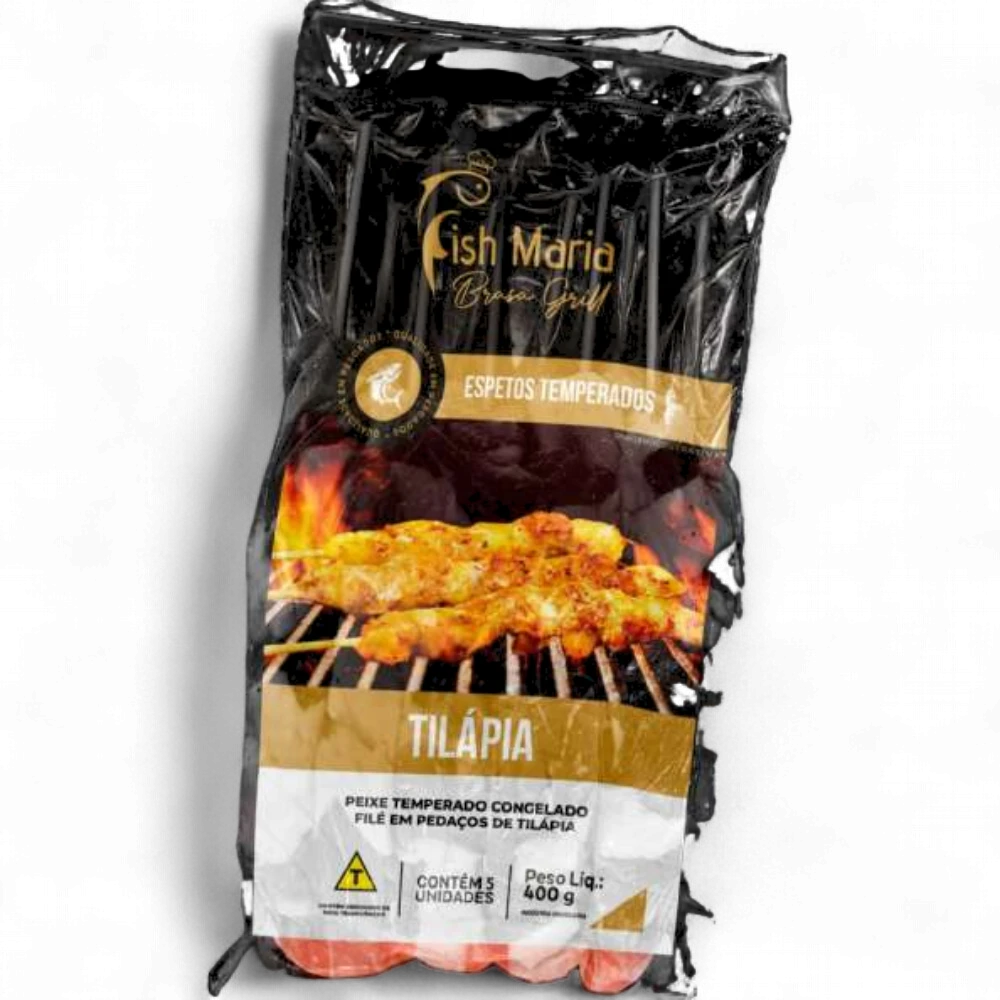 ESPETO DE TILAPIA BRASA GRILL 400G