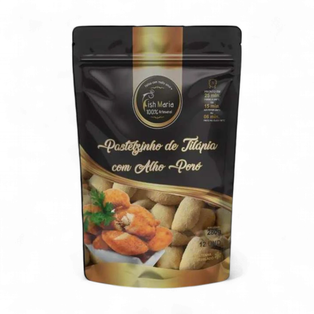 PASTELZINHO DE TILAPIA C/ALHO PORO 280G FISH MARIA