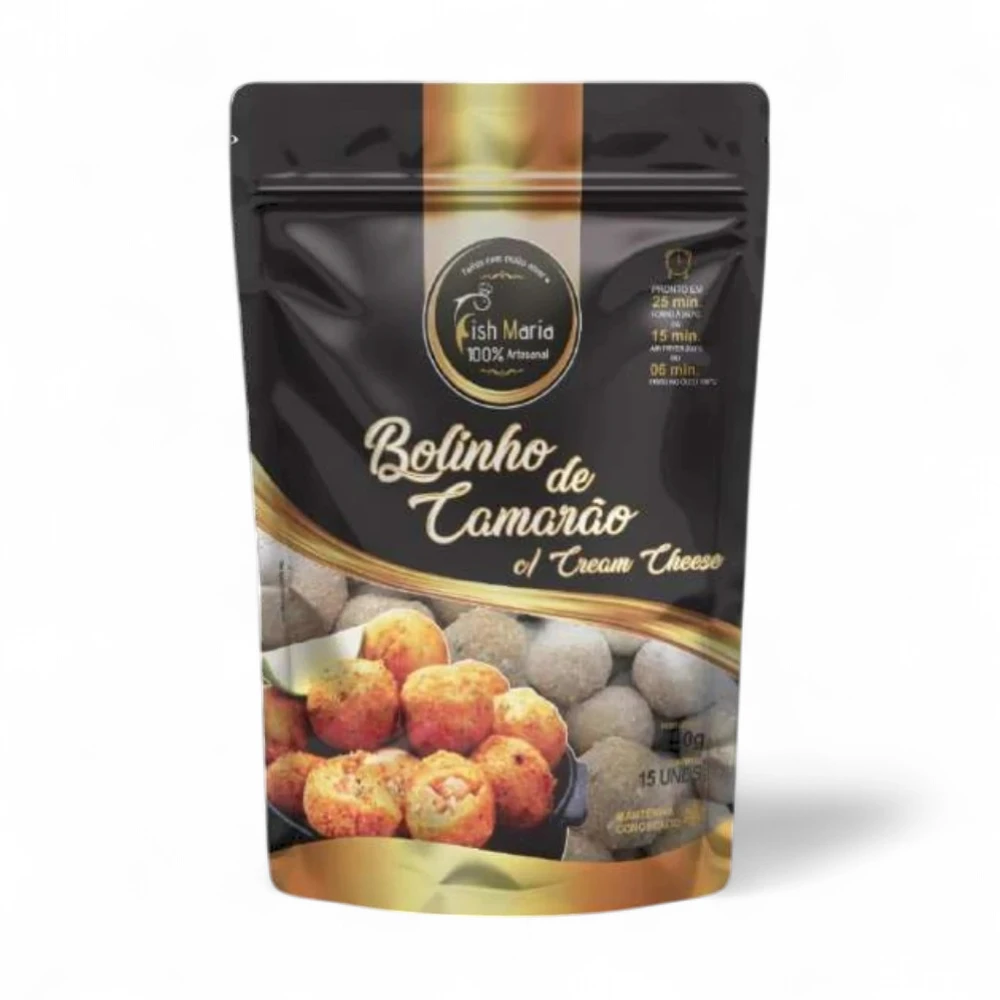 BOLINHO DE CAMARAO C/ CREAM CHEESE 250G FISH MARIA
