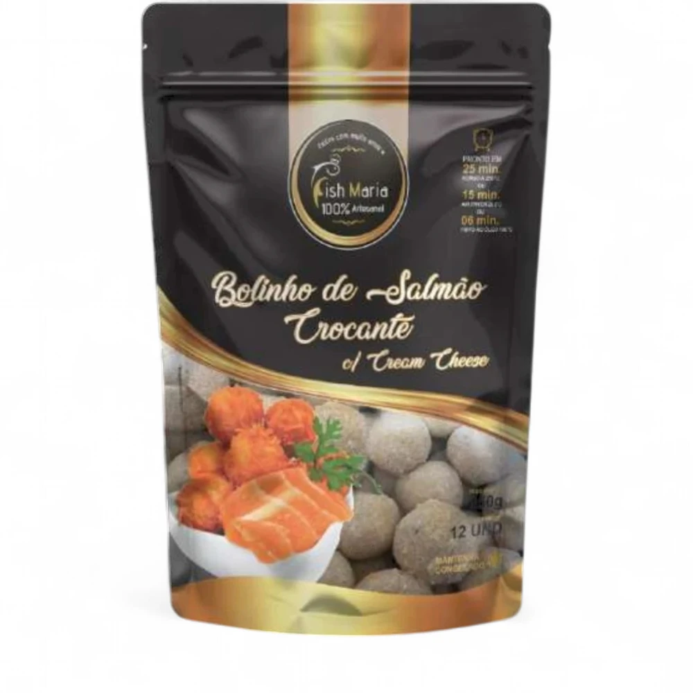 BOLINHO DE SALMAO C/ CREAM CHEESE 250G FISH MARIA