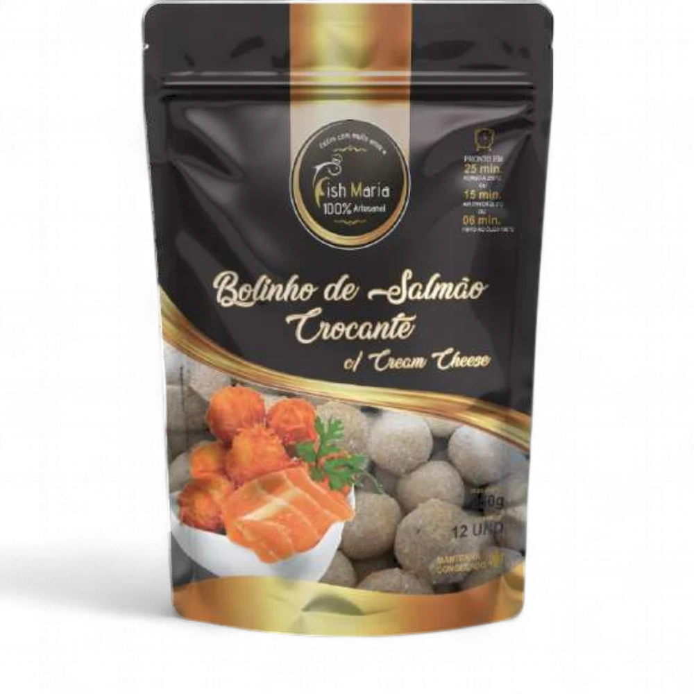 BOLINHO DE SALMAO C/ CREAM CHEESE 250G FISH MARIA