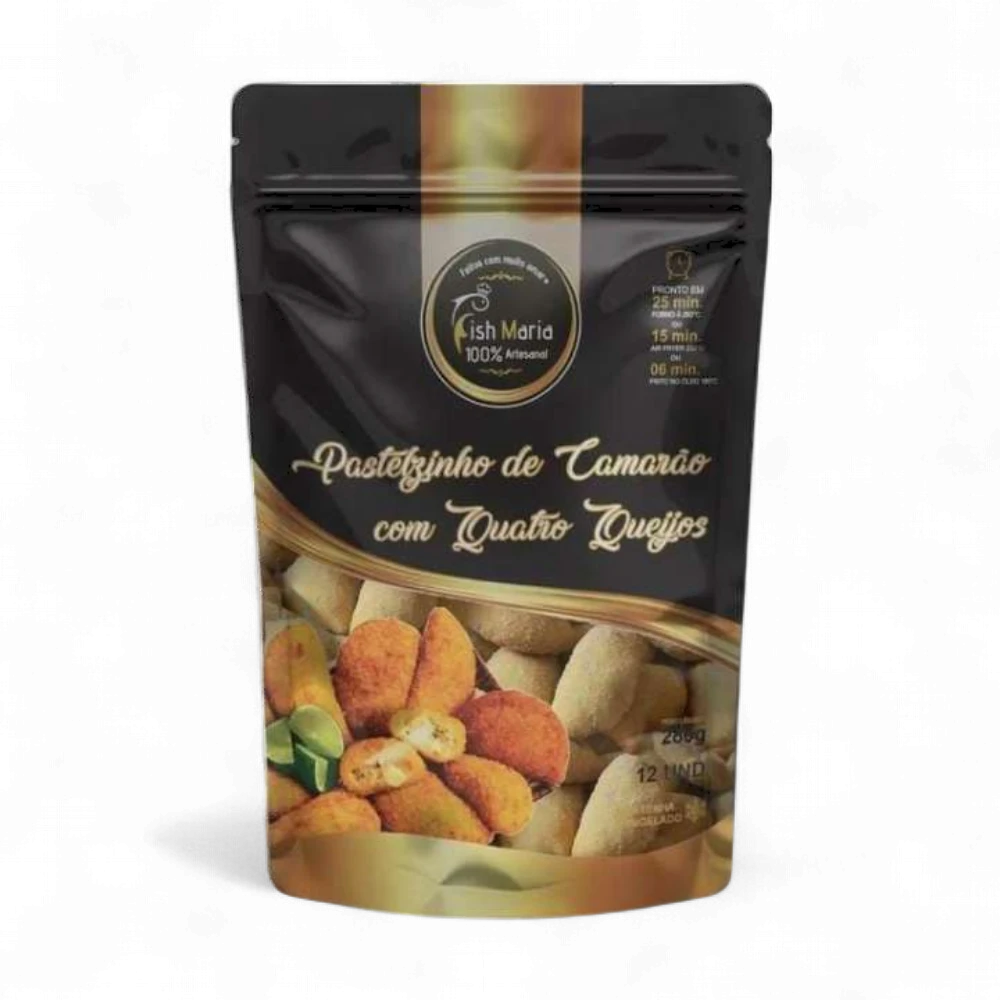 PASTELZINHO DE CAMARAO C/ QUATRO QUEIJOS 280G FISH MARIA