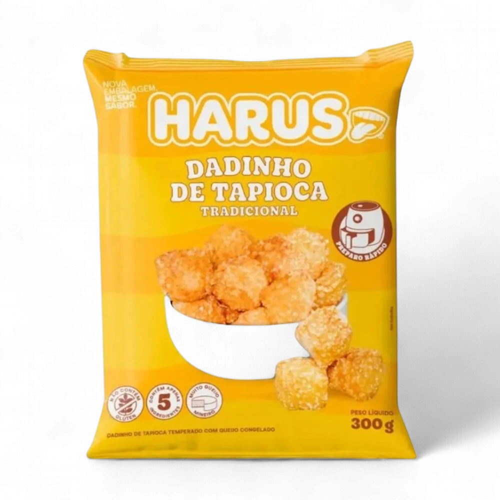 DADINHO DE TAPIOCA HARUS TRADICIONAL 300G