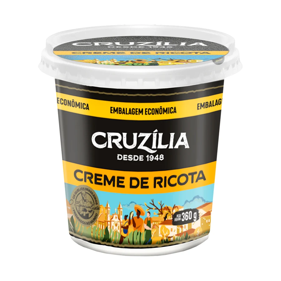 CREME DE RICOTA POTE 360G