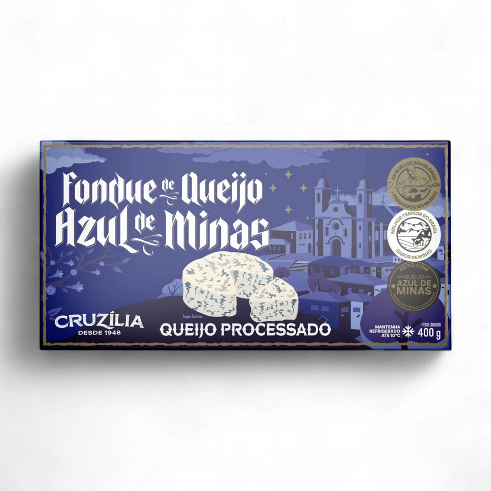 FONDUE DE QJ C/AZUL DE MINAS 400G