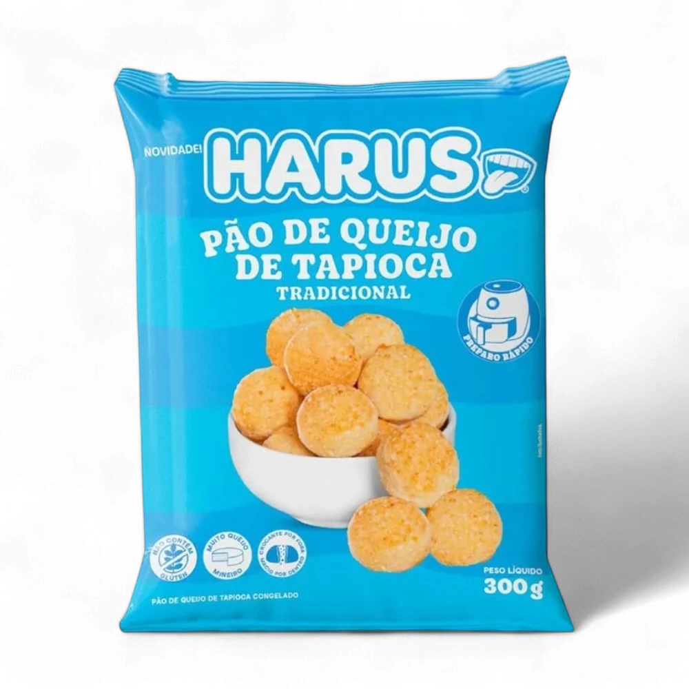 PAO DE QUEIJO DE TAPIOCA TRADICIONAL HARUS 300G