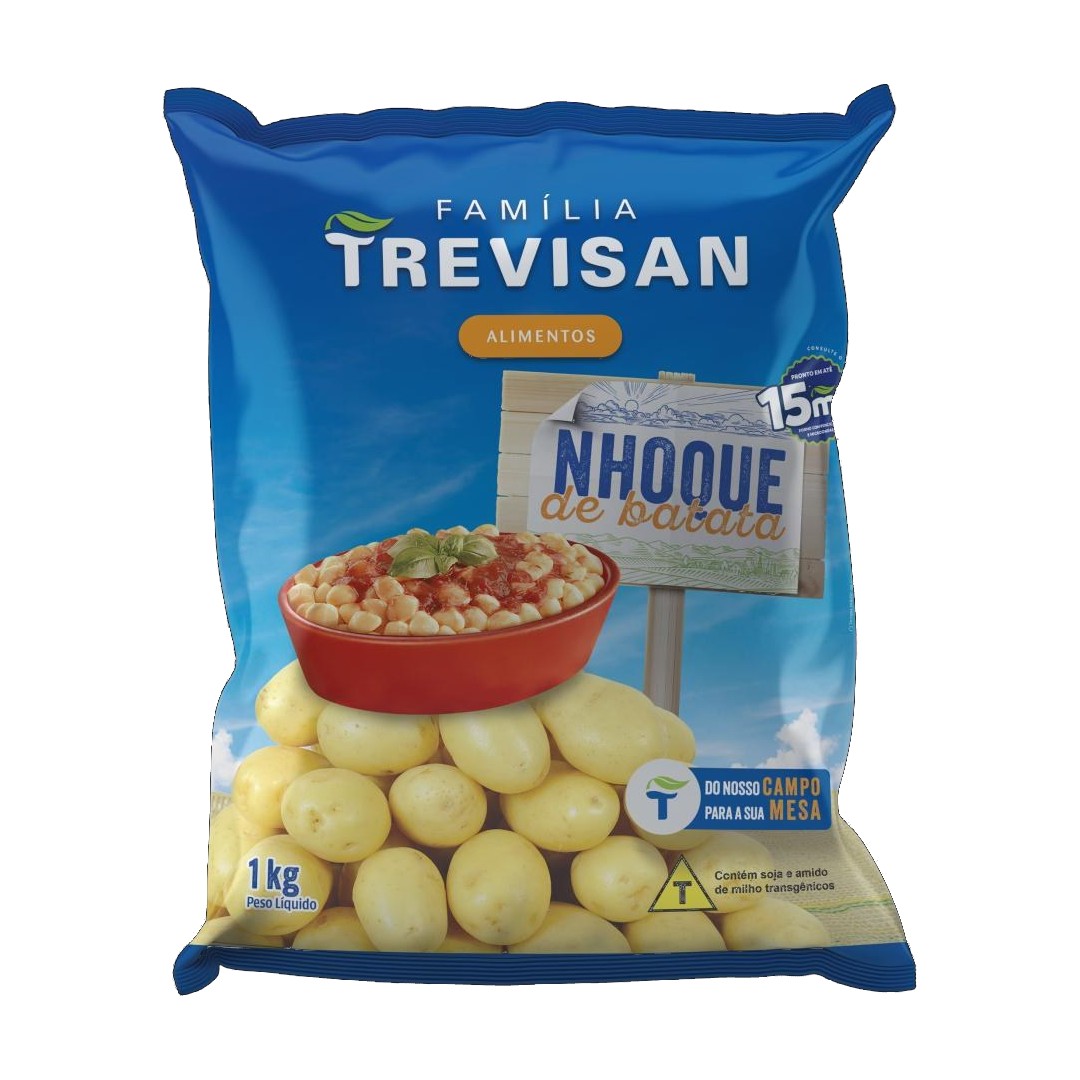 NHOQUE DE BATATA SEM MOLHO - PCT. 1Kg