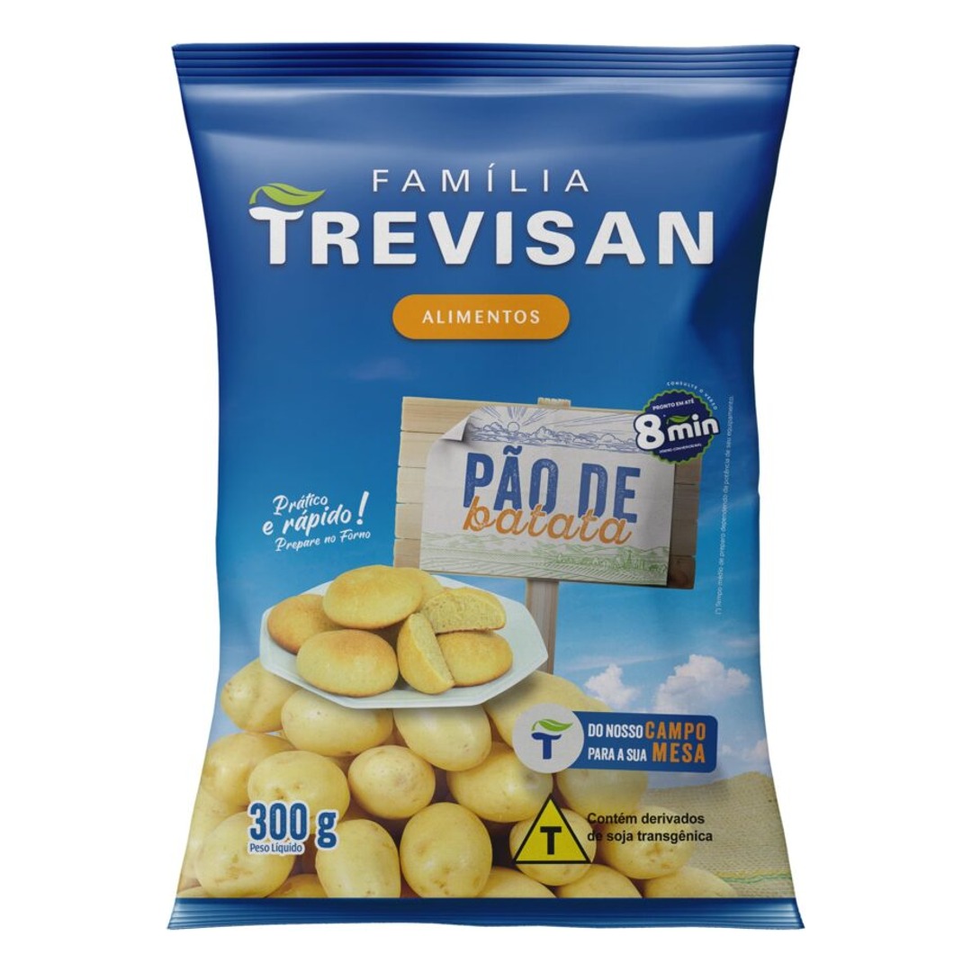 PÃO DE BATATA 50g - PCT. 300g